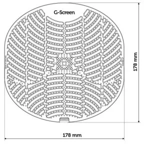 Pissoire betét G-Screen Bergamot / 4.