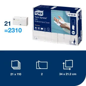 Kéztörlo hajtogatott Perm.Interf. / 3.