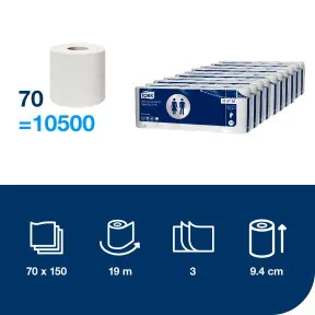 Toalettpapír kistekercses Adv.(3065) / 3.