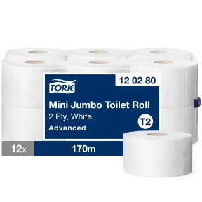 Toalettpapír tekercses Adv.miniJumbo