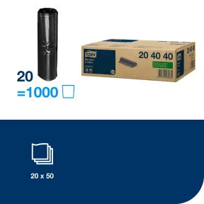 Zsák TORK fekete B3 szemeteshez / 3.