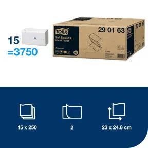 Kéztörlo hajtogatott Adv.Z / 3.