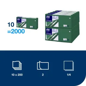 Szalvéta Lunch 1/4 hajtás / 4.