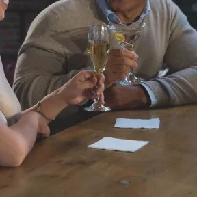 Szalvéta Koktél 1/4 hajtás / 5.