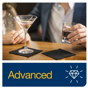 Szalvéta Koktél 1/4 hajtás / 4.