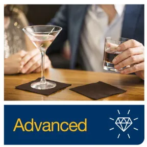 Szalvéta Koktél 1/4 hajtás / 5.