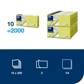 Szalvéta Lunch 1/4 hajtás / 4.