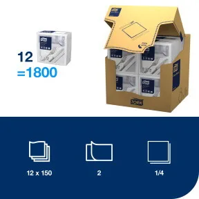 Szalvéta Dinner 1/4 hajtás / 3.