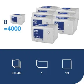 Szalvéta Lunch 1/4 hajtás / 3.