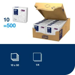 Szalvéta 1/4 hajt Dinner / 4.