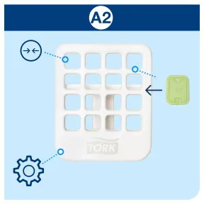 Illatosító gumilap tartó / 2.