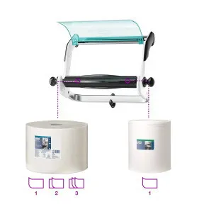 Adagoló fali mua/fém türkiz/fehér / 2.