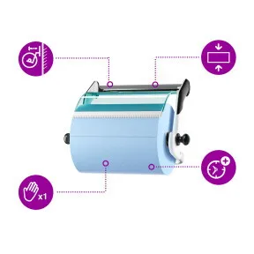 Adagoló fali mua/fém türkiz/fehér / 3.