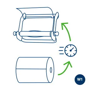 Adagoló fali mua/fém türkiz/fehér / 4.