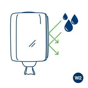 Adagoló maxi belsom. mua.türkiz/feh. / 5.