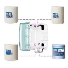 Kéztörlo adagoló Belsomag  türk/feh / 2.