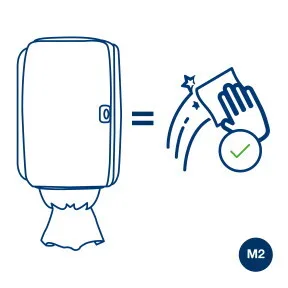 Kéztörlo adagoló Belsomag  piros/fek / 4.