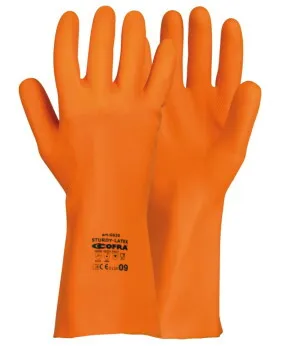 Kesztyu latex Cofra Sturdy 8-M