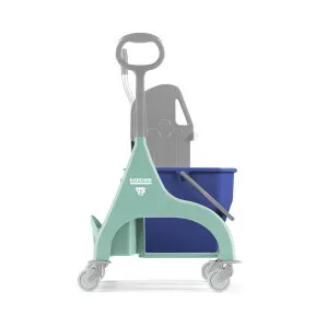 Takarítókocsi, egyvödrös, kinyomóval