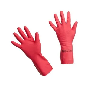 Kesztyu latex Multipurpose piros, S