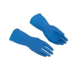 Kesztyu latex Multipurpose kék, M