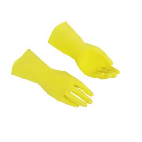 Kesztyu latex Multipurpose sárga, L