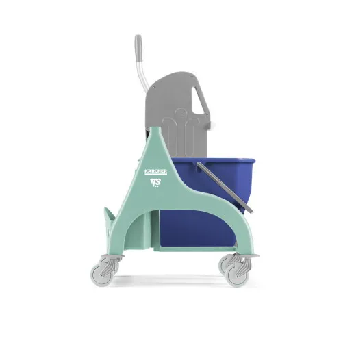 Takarítókocsi, egyvödrös, kinyomóval