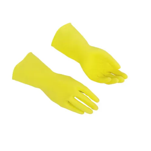 Kesztyu latex Multipurpose sárga, M